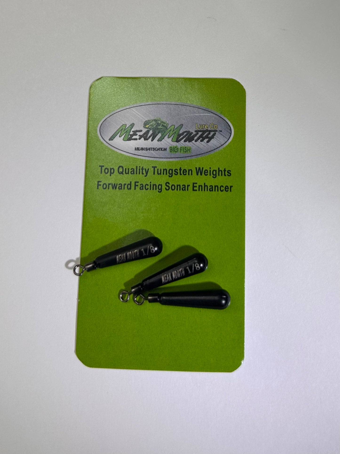 Mean Mouth | Loop Eye Skinny Tungsten Drop Shot Weights